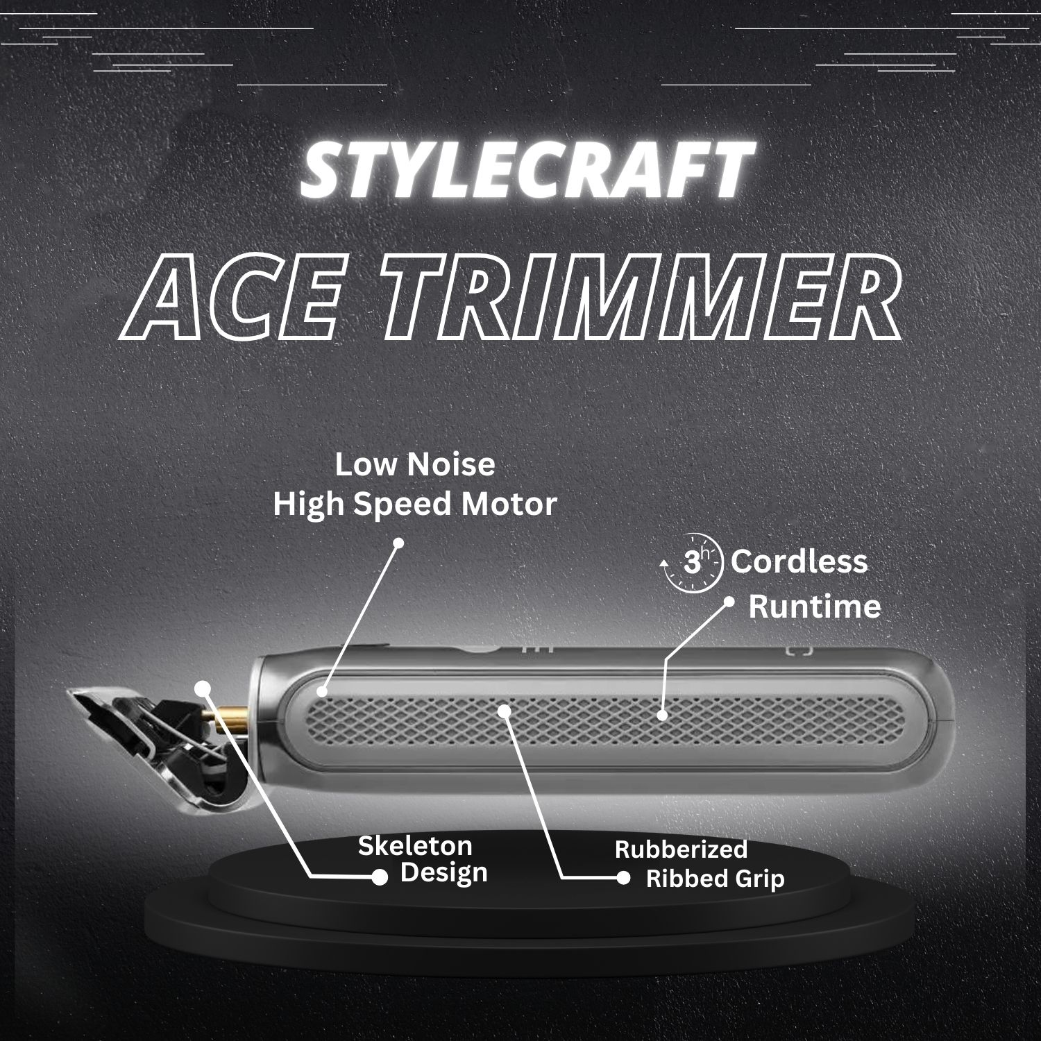 Stylecraft Ace Trimmer for precision grooming