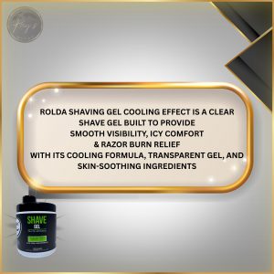 ROLDA SHAVING GEL – COOLING EFFECT