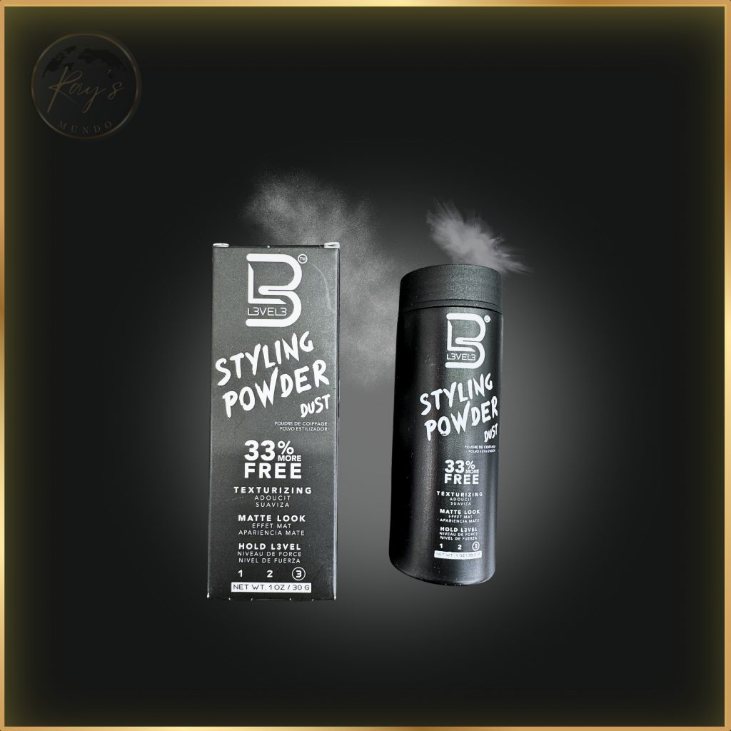 Level 3 styling powder for matte finish and hair volume